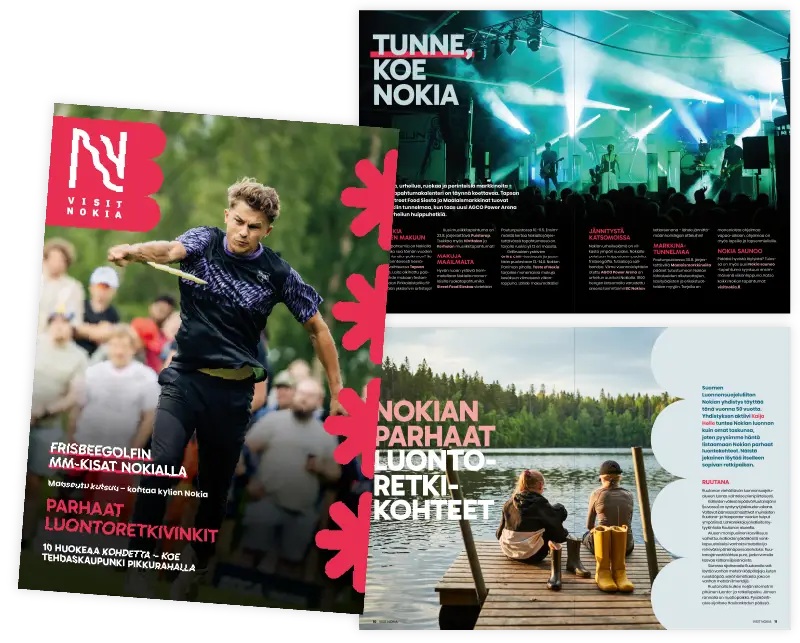 Nokian matkailuesite taittotyö